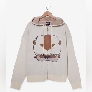Avatar: The Last Airbender Appa Women's Plus Size Zip Knit Hoodie — Exclusive, M